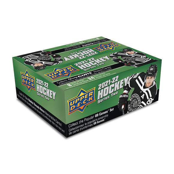 2021/22 Upper Deck Series 2 Hockey Retail 20 Box Case