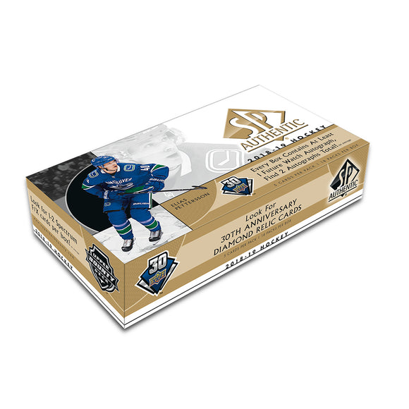 2018/19 SP Authentic Hockey Box