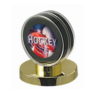 Ultra Pro Gold Puck Holder - DM Sports